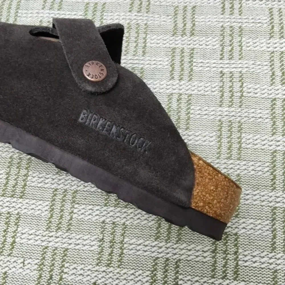 🎁Women's Birkenstock Boston Clogs - Mocha Suede, Narrow Fit